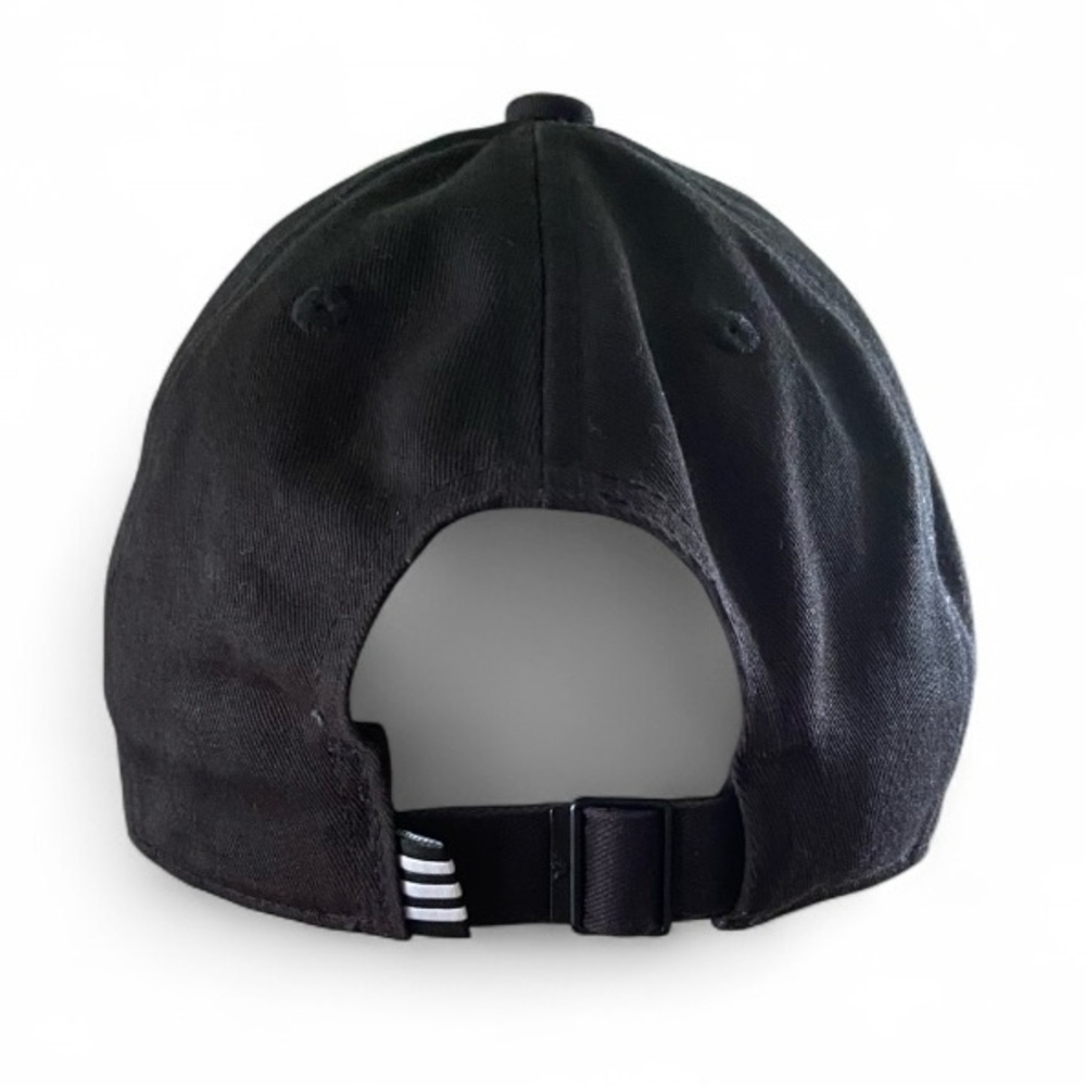 Adidas Originals Icon Black Logo Precurved SnapBack Unisex Baseball Hat Cap - Picture 5 of 7